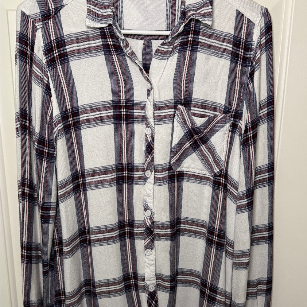 Beachlunchlounge Plaid Button Down Shirt - Picture 3 of 8